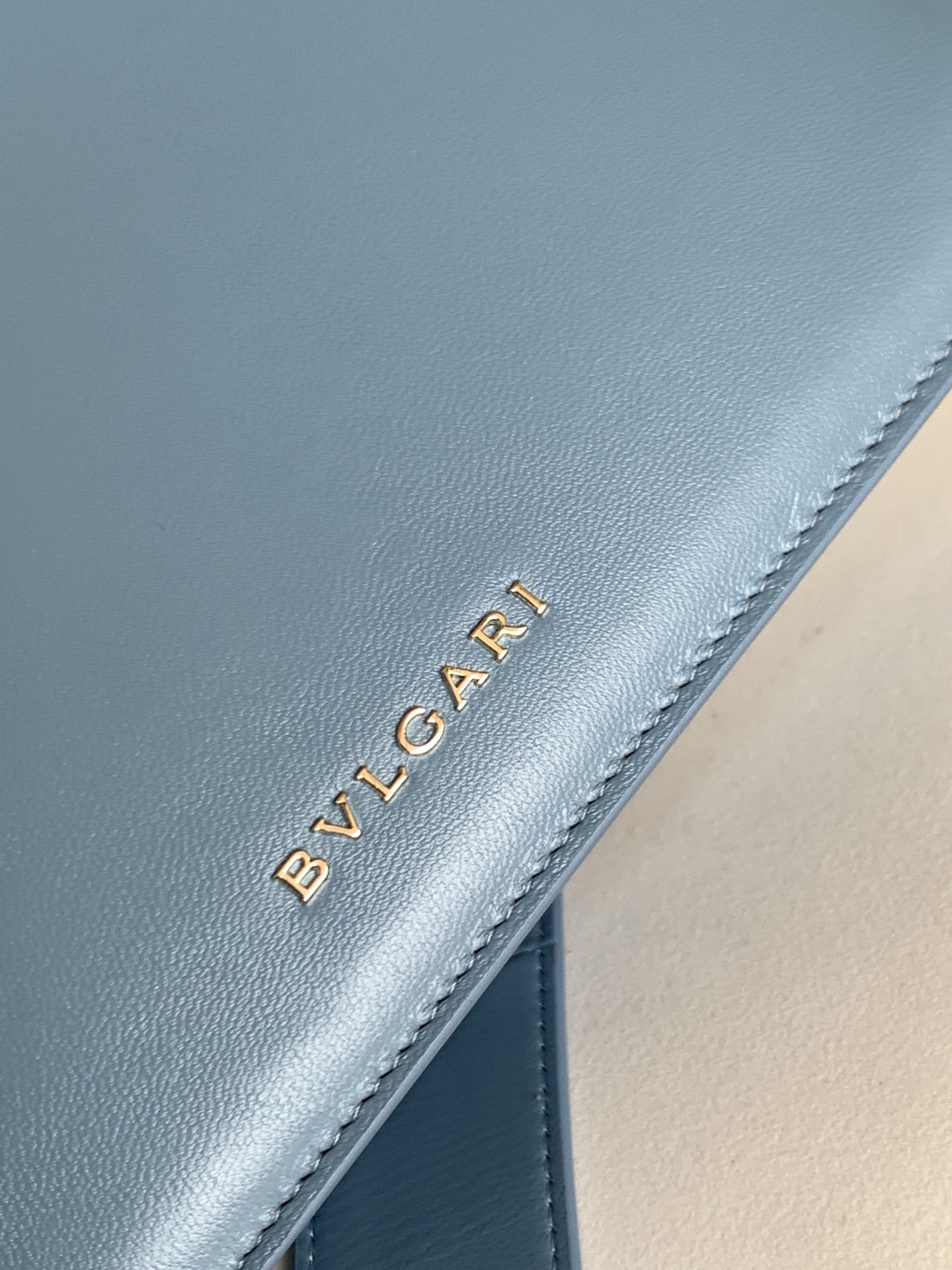 Bvlgari Serpenti Forever Medium Crossbody Bag Light Blue